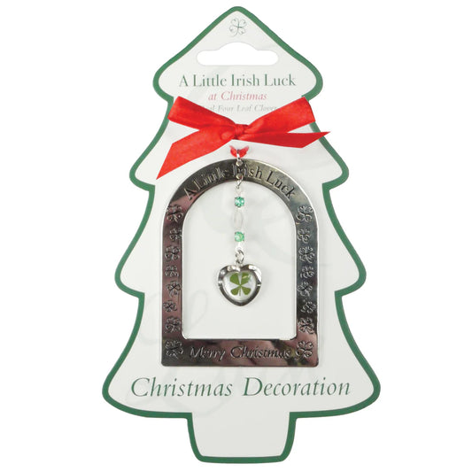 Clover Christmas Decoration Heart