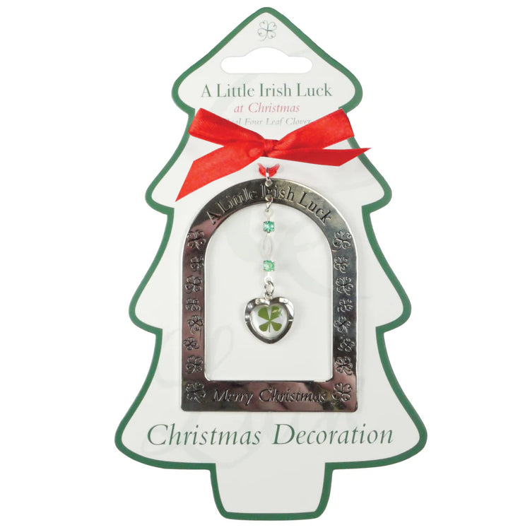 Clover Christmas Decoration Heart