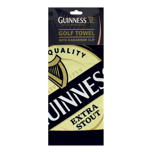 Guinness Label Golf Towel