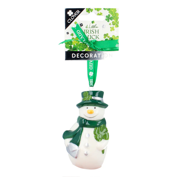 Clover Ceramic Decor- Snowman