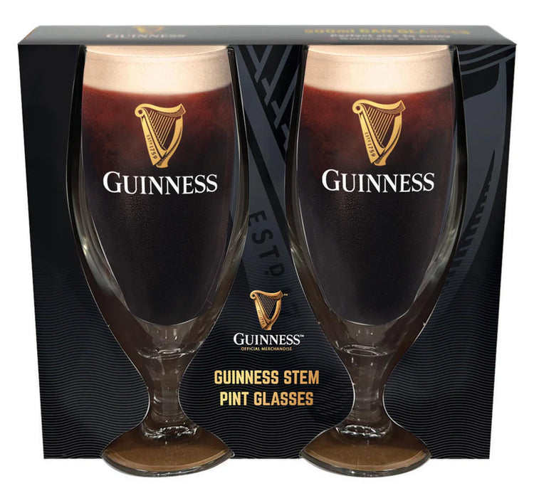 Guinness Pint Stem Glass 2 Pack