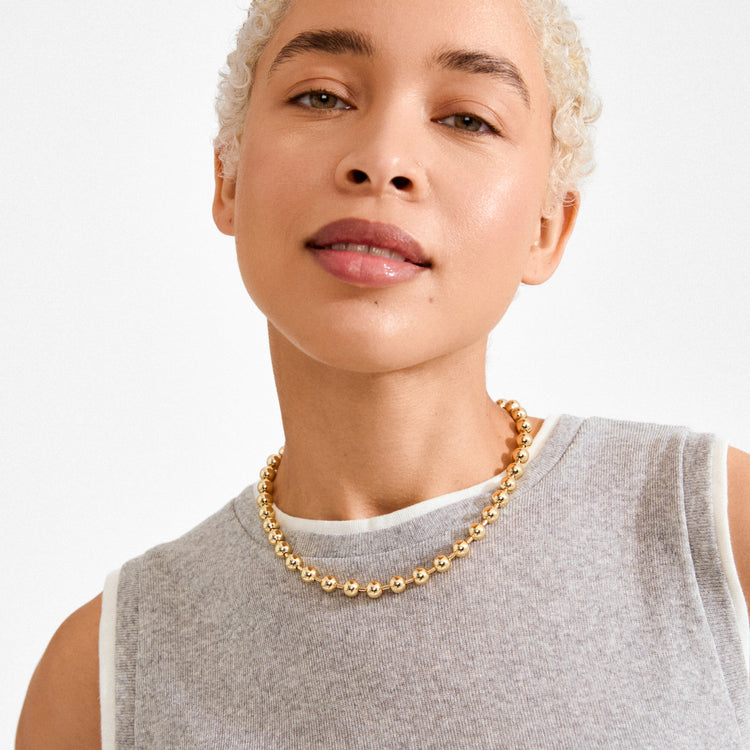 AIR necklace gold-plated