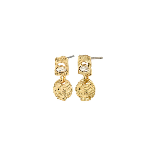 FIRE earrings gold plated