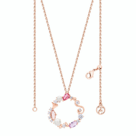 Maureen O'Hara Vintage Wreath Rose Gold Pendant