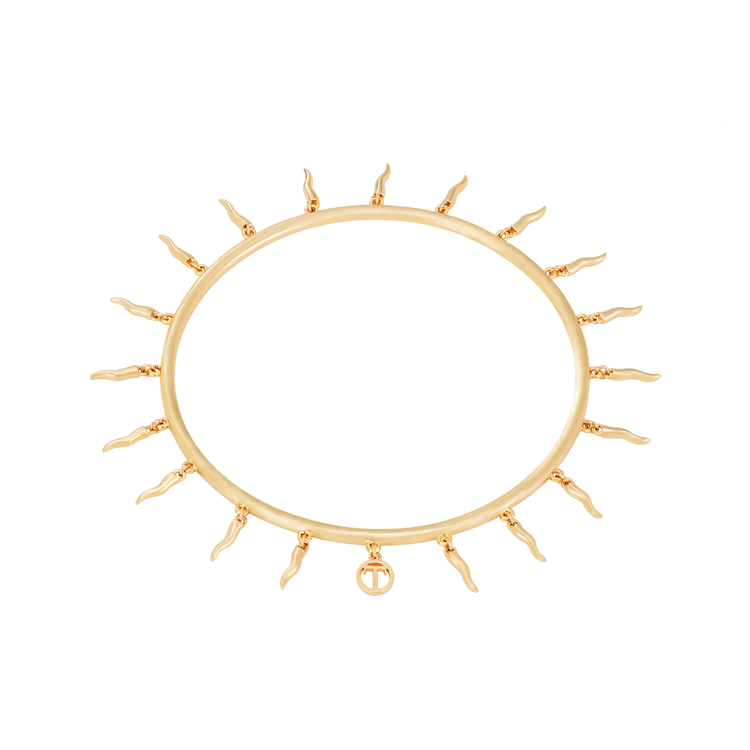 Soleil Bangle with Sun Ray Charms