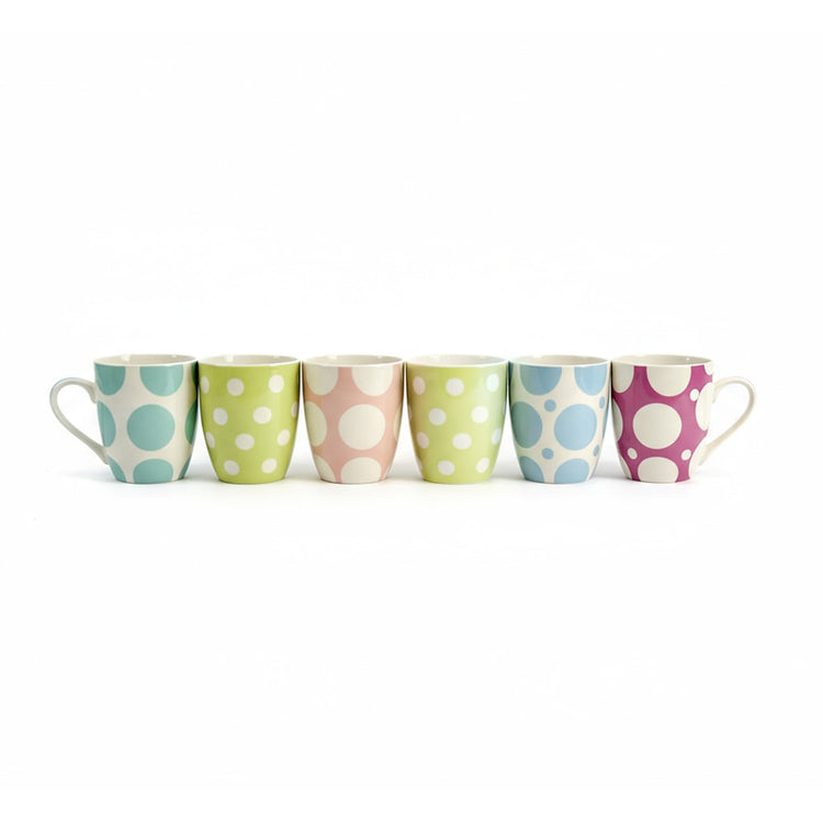 Colour Spots Mug set of 6