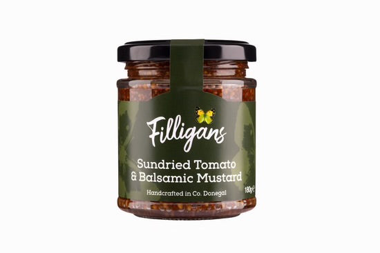 Filligans Sundried Tomato and Balsamic Mustard 180g