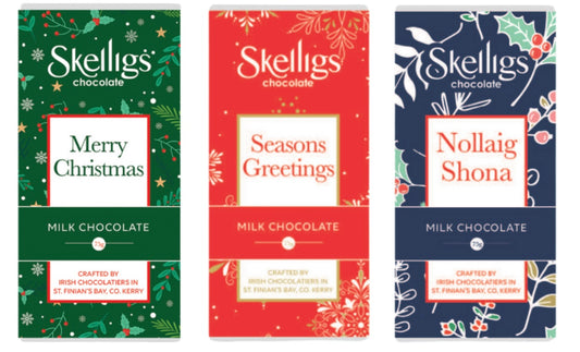 Skelligs Christmas Chocolate Bar 75g