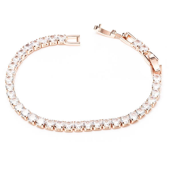 Rose Gold Tennis Diamond Bracelet