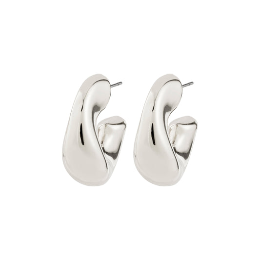 JENNINGS hoop earrings silver-plated