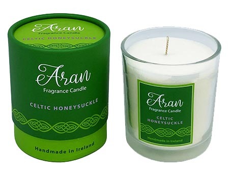 Aran Candle - Celtic Honeysuckle