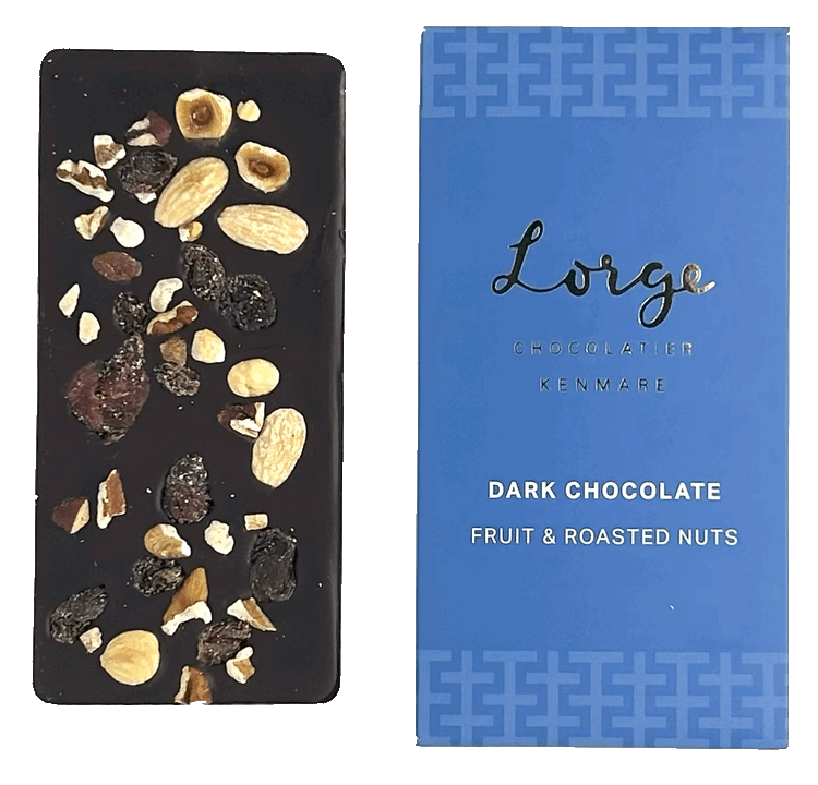 Dark Chocolate with Fruit & Roasted Nuts Bar