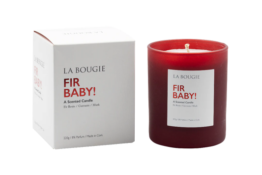 Fir Baby! Limited Edition Candle (Burgundy)