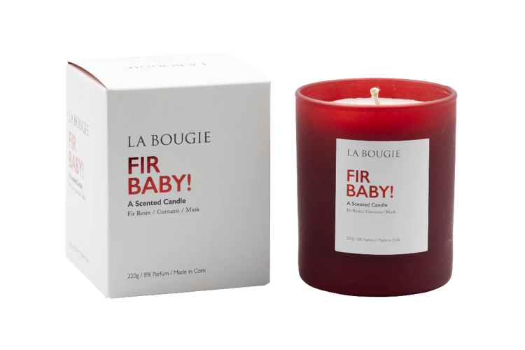 Fir Baby! Limited Edition Candle (Burgundy)