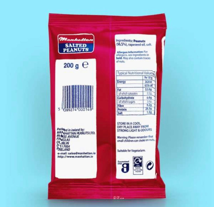 Manhattan Peanuts 200g
