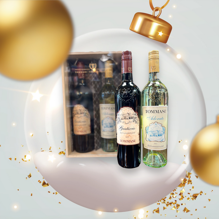 TOMMASI GRATICCIO & ADORATO TWIN GIFT CARTON VERONA, ITALY