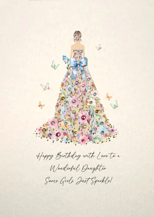 Happy Birthday Daughter - Large Card