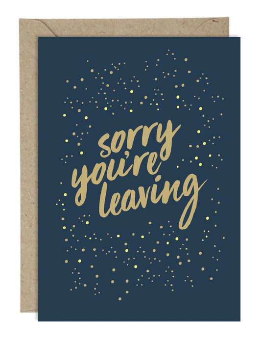Sorry You're Leaving