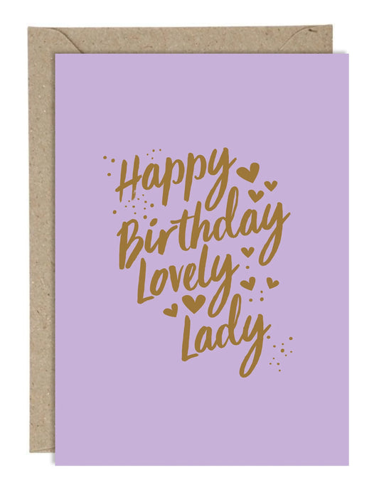 Happy Birthday Lovely Lady