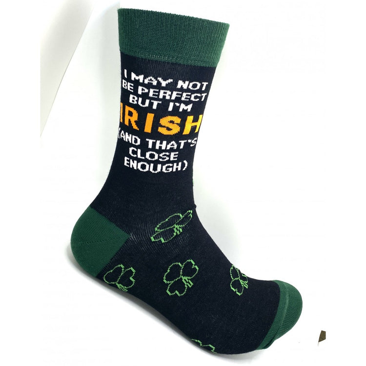 I May Not Be Perfect But I'm Irish Socks size 8-11
