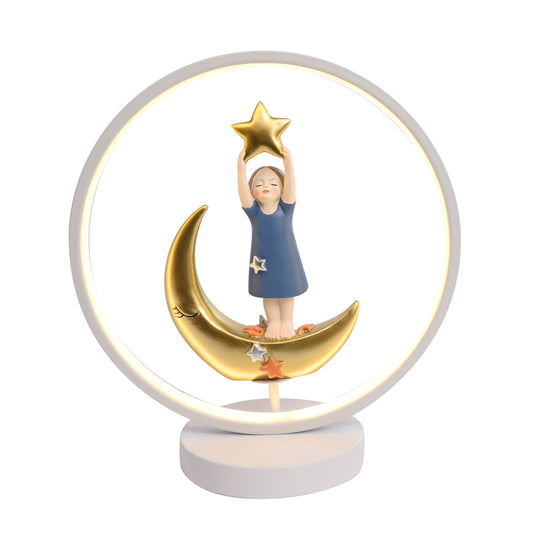 Star and moon usb lamp