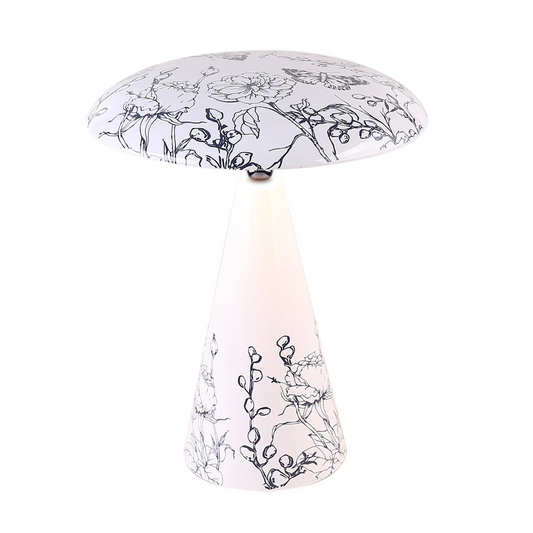Neo USB Rechargeable Lamp Floral White