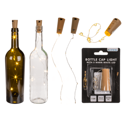 Bottle cap with light