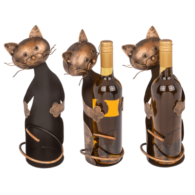Metal Bottle Holder Cat