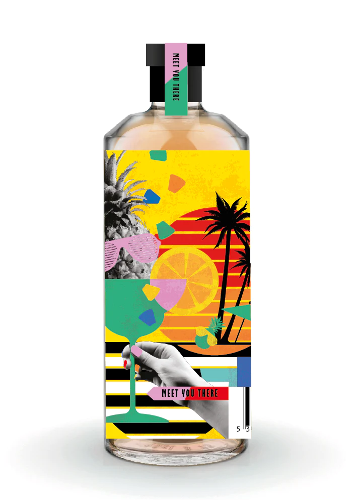 Fire&5th Pineapple Margarita - Non Alcoholic Cocktail (Chill, shake & pour!)