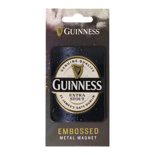 Guinness Metal Magnet Embossed- Label
