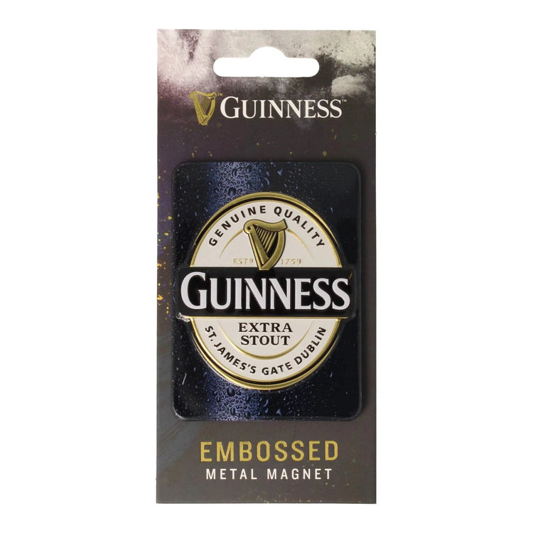 Guinness Metal Magnet Embossed- Label