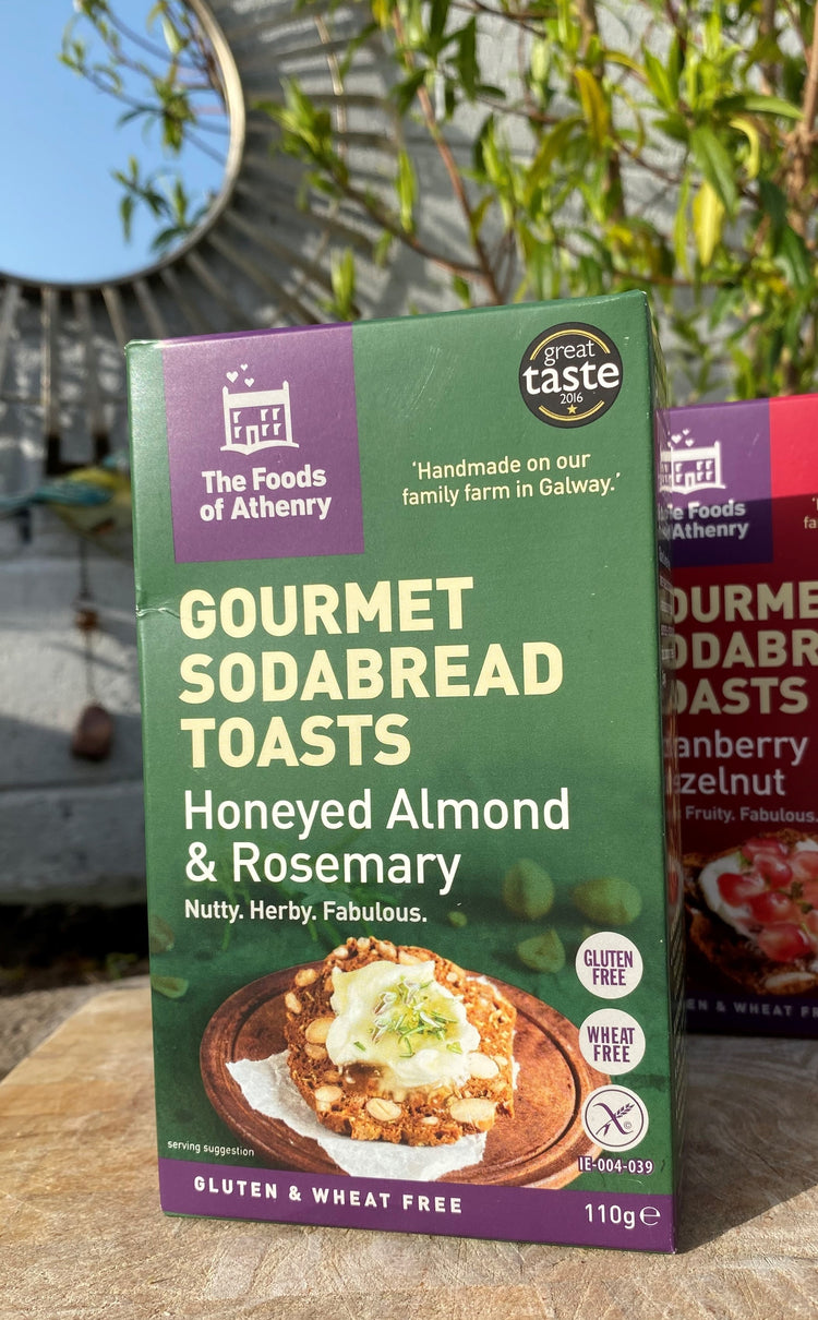 Gluten Free Sodabread Toasts - Honeyed Almond & Rosemary