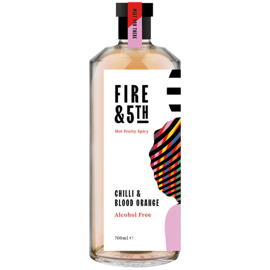 Fire&5th - Chilli & Blood Orange - Non Alcoholic Spirit Alternative (simply add ginger ale or create a cocktail)