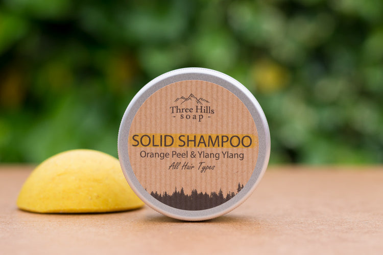 Solid Shampoo - Orange Peel and Ylang Ylang