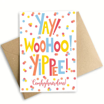Comhghairdeachas - Congratulations Card