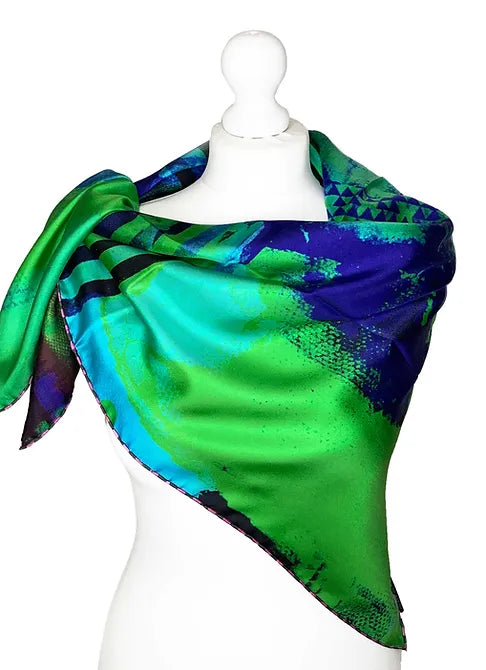 100% Silk Square