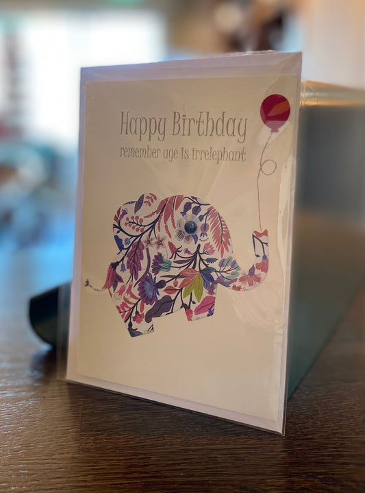 Happy Birthday remember age is Irrelephant