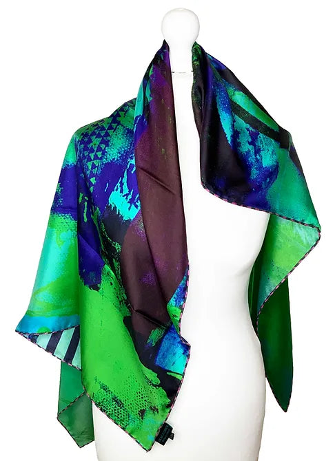 100% Silk Square