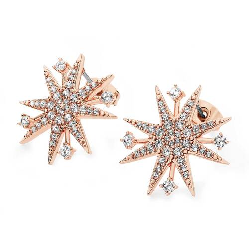 Star Bright Rose Gold Earrings