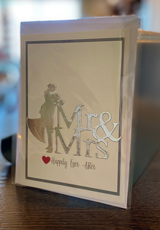 Mr & Mrs - Happy Ever After Wedding Card