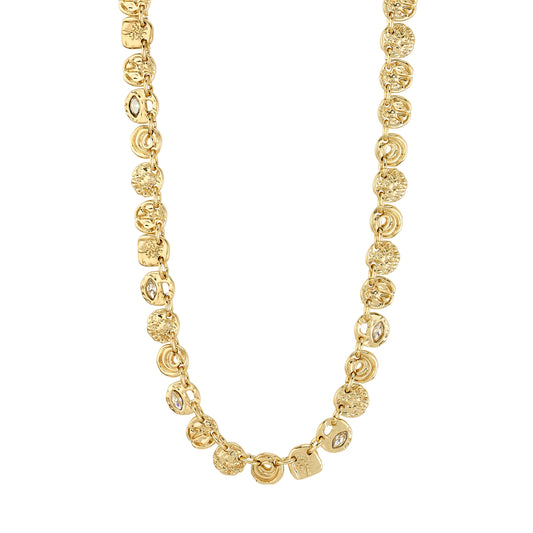 FIRE necklace gold plated