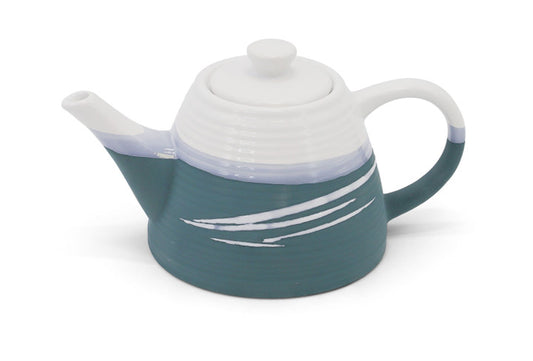 Paul Maloney Pottery Teal Tea Pot