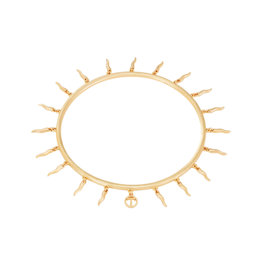 Soleil Bangle with Sun Ray Charms