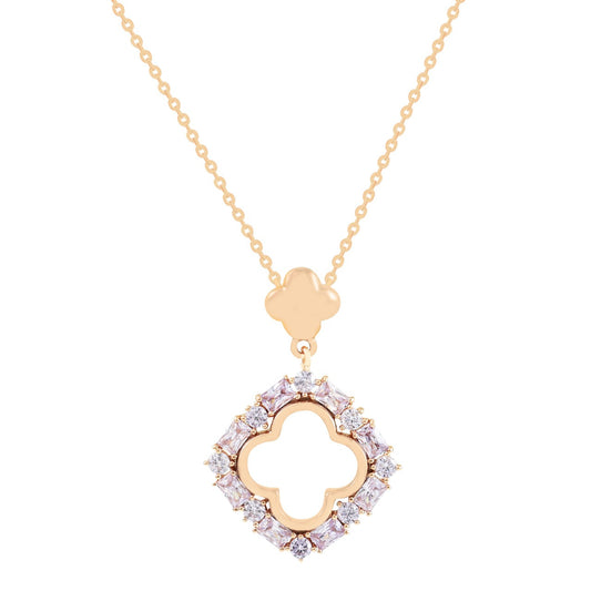 Maureen O'Hara Cutout Flower Pend Gold