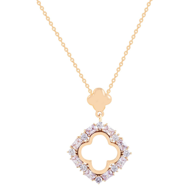 Maureen O'Hara Cutout Flower Pend Gold