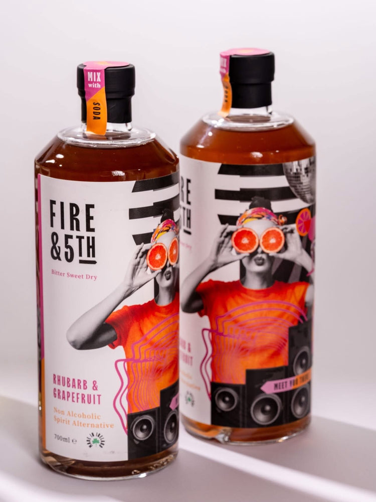 Fire&5th - Rhubarb and Grapefruit  - Non Alcoholic Spirit Alternative