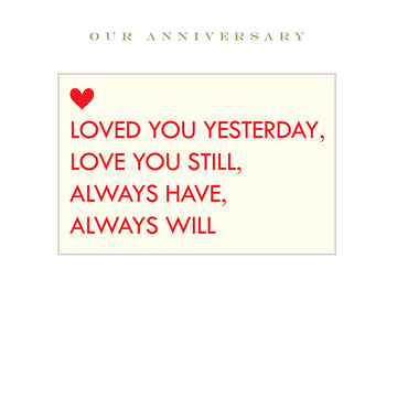 Our Anniversary..