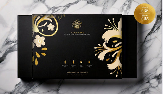 New Hand Care Set -  Sweet Orange, Frankincense & Basil Hand Lotion,Hand wash, Soap & Candle   "