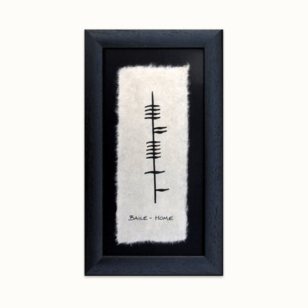 Ogham Baile - Home Plaque
