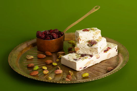 Mienas Almond Pistachio and Cranberry sharing slab